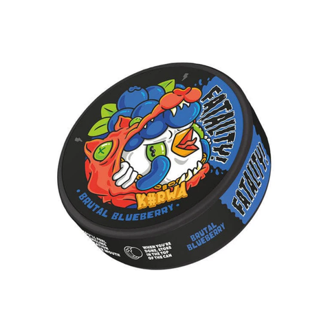 Kurwa Fatality Brutal Blueberry – cutie de pliculețe cu nicotină