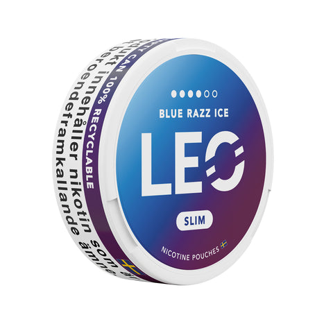 Leo Blue Razz ice – cutie de pliculețe cu nicotină