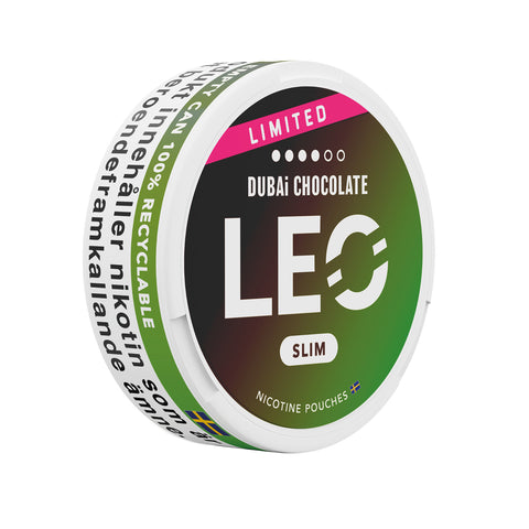 Leo Dubai Chocolate – cutie de pliculețe cu nicotină