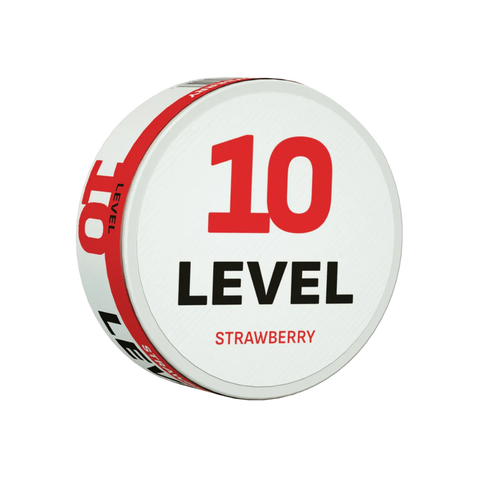 Level 10 Strawberry – nicotine pouches can