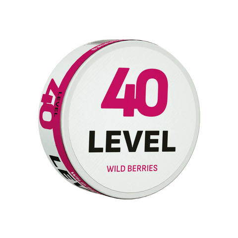 Level 40 Wild Berries – Nikotinbeutel Dose