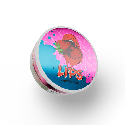 Lips Strawberry – cutie de pliculețe cu nicotină