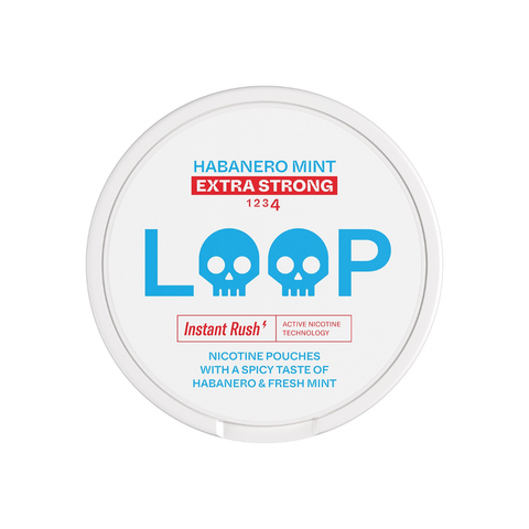Loop Habanero Mint Extra Strong – cutie de pliculețe cu nicotină