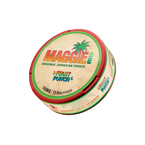 Maggie Fruit Punch 16mg – cutie de pliculețe cu nicotină