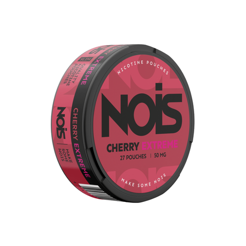 Nois Extreme Cherry – cutie de pliculețe cu nicotină