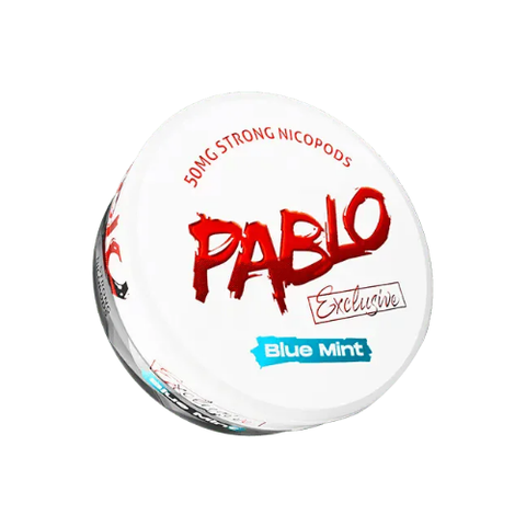 Pablo Exclusive Blue Mint – cutie de pliculețe cu nicotină