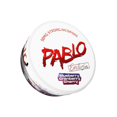 Pablo Exclusive Blueberry Cranberry Cherry – cutie de pliculețe cu nicotină