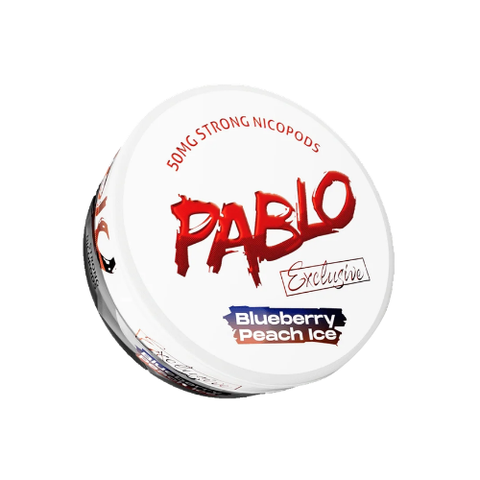 Pablo Exclusive Blueberry Peach Ice – cutie de pliculețe cu nicotină