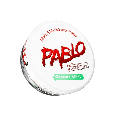 Pablo Exclusive Green Mint – cutie de pliculețe cu nicotină