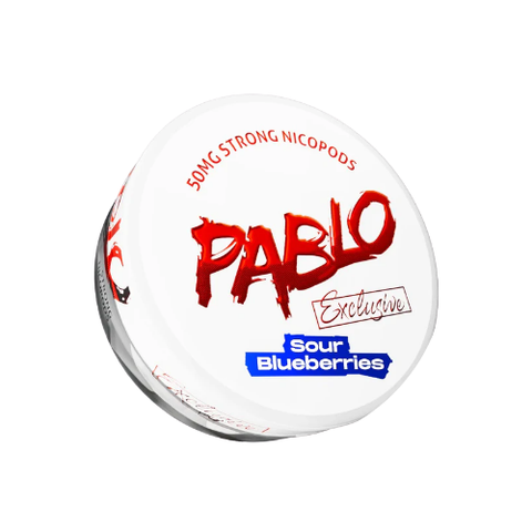 Pablo Exclusive Sour Blueberries – cutie de pliculețe cu nicotină