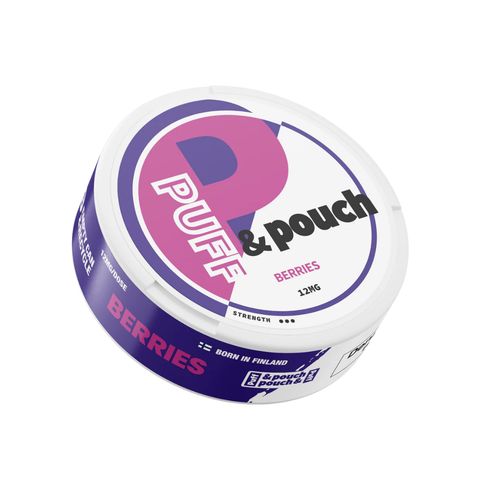 Puff &amp; Pouch Berries – cutie de pliculețe cu nicotină