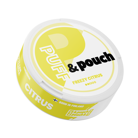 Puff &amp; Pouch Citrus 4mg – cutie de pliculețe cu nicotină