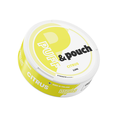 Puff &amp; Pouch Citrus – nicotine pouches can