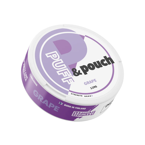 Puff &amp; Pouch Grape – cutie de pliculețe cu nicotină
