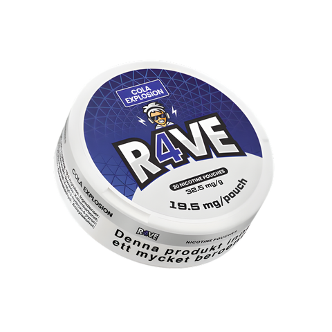 Rave Cola Explosion 32,5 mg – Nikotinbeutel Dose
