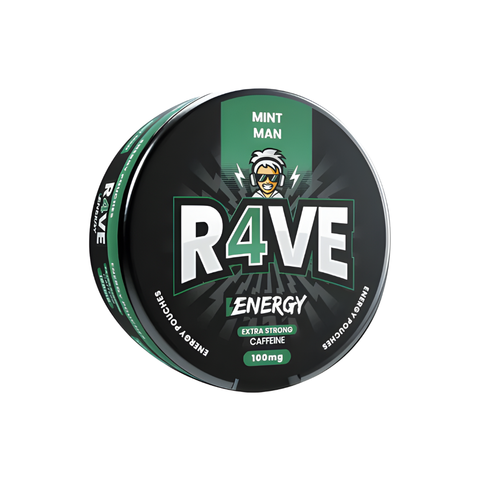Rave Energy Mint Man – Koffeinbeutel Dose