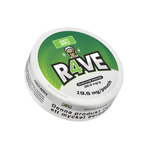 Rave Saftig Apple 32,5 mg – Nikotinbeutel Dose