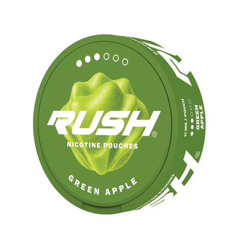 Rush Green Apple – cutie de pliculețe cu nicotină