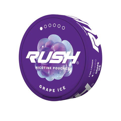 Rush Light Grape Ice – cutie de pliculețe cu nicotină