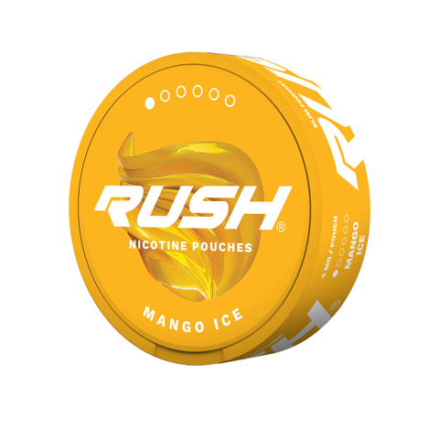 Rush Light Mango Ice – cutie de pliculețe cu nicotină