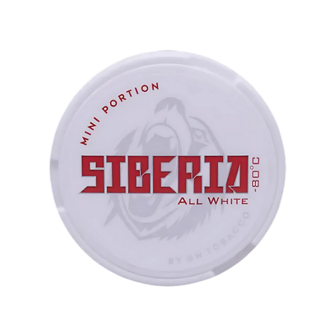Siberia All White Mini – cutie de pliculețe cu nicotină
