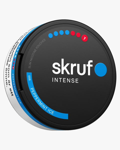 Skruf Intense Peppermint Ice 008 – cutie de pliculețe cu nicotină