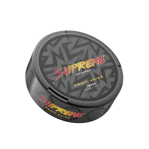 Supreme Fruit Juice – cutie de pliculețe cu nicotină