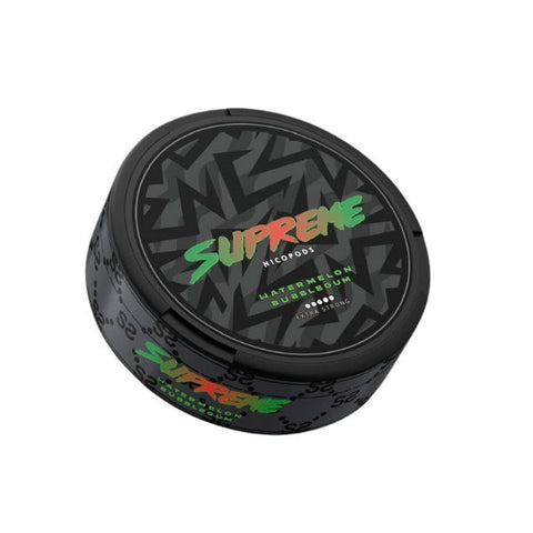 Supreme Watermelon Bubblegum – cutie de pliculețe cu nicotină