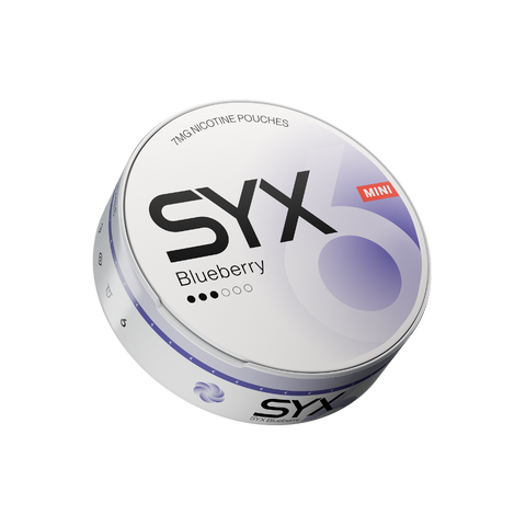 Syx Mini Blueberry 7mg – cutie de pliculețe cu nicotină