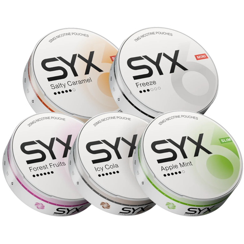 Syx Mixpack – nicotine pouches can