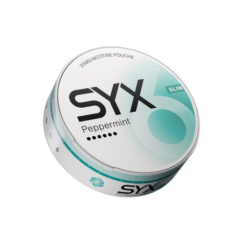 Syx Slim Peppermint 20mg – cutie de pliculețe cu nicotină