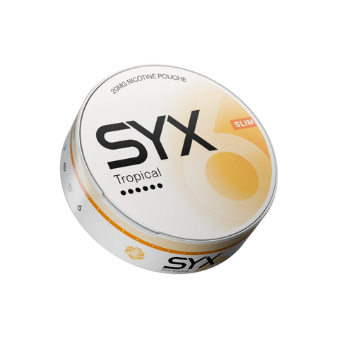 Syx Slim Tropical 20mg – cutie de pliculețe cu nicotină