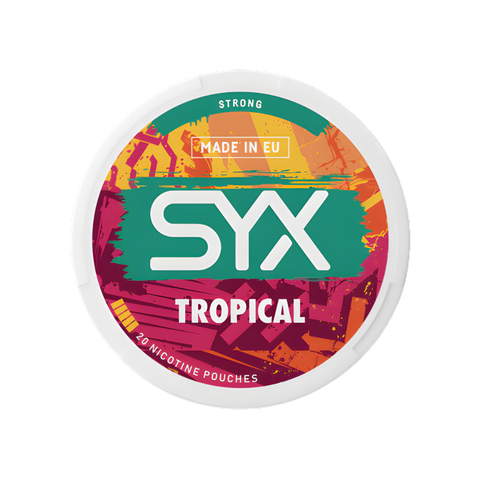 Syx Tropical Strong – cutie de pliculețe cu nicotină