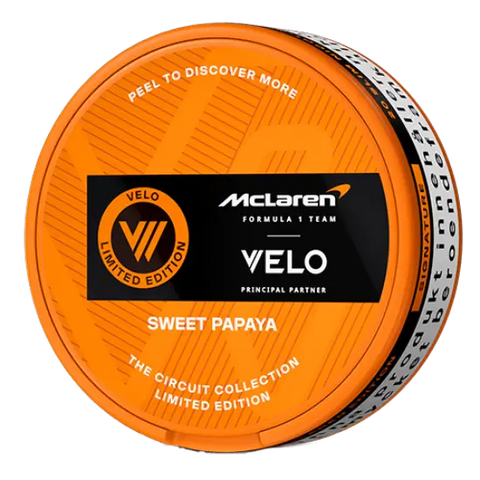 Velo Mclaren Sweet Papaya – cutie de pliculețe cu nicotină