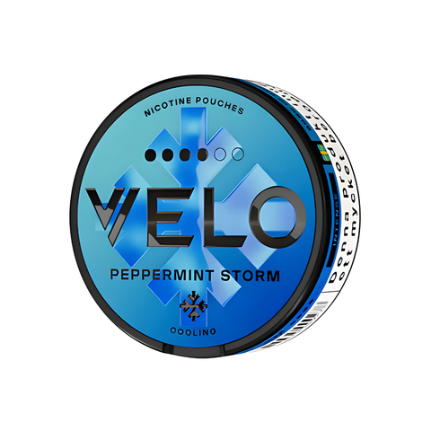 Velo Peppermint Storm – cutie de pliculețe cu nicotină