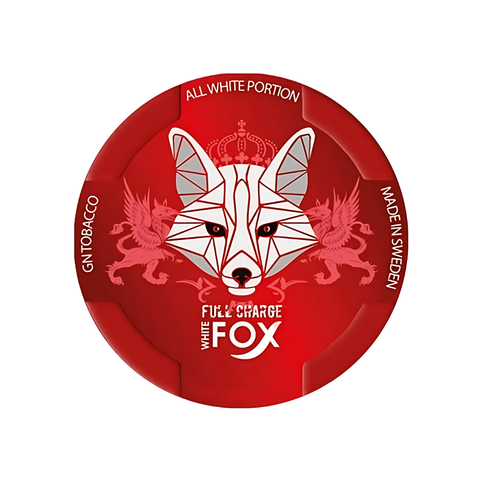 White Fox Full Charge – nicotine pouches can