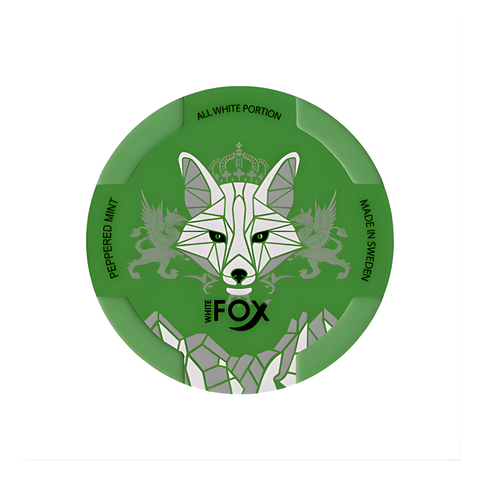 White Fox Peppered Mint – nicotine pouches can