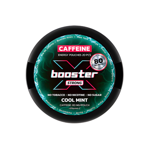 X - Booster Energy Pouches Cool Mint – Koffeinbeutel Dose