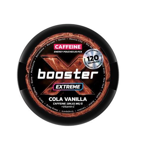 X-Booster Extreme Cola Vanilla – Nikotinbeutel Dose