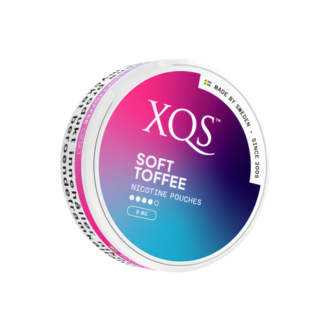 XQS Soft Toffee Strong – Nikotinbeutel Dose