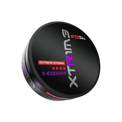 Xtrime X-Iceberry – nicotine pouches can