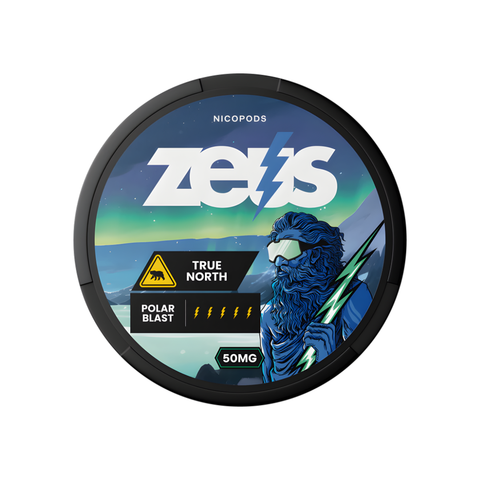 Zeus True North – nicotine pouches can